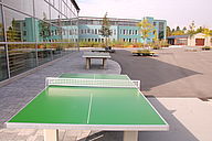 Tischtennisplatten im Außengelände